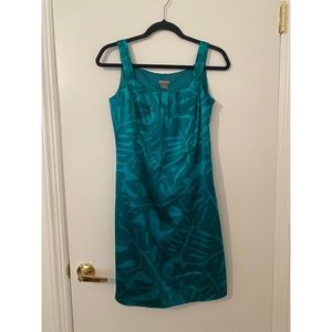 Ann Taylor - 🌺 tropical leaf patterned dress